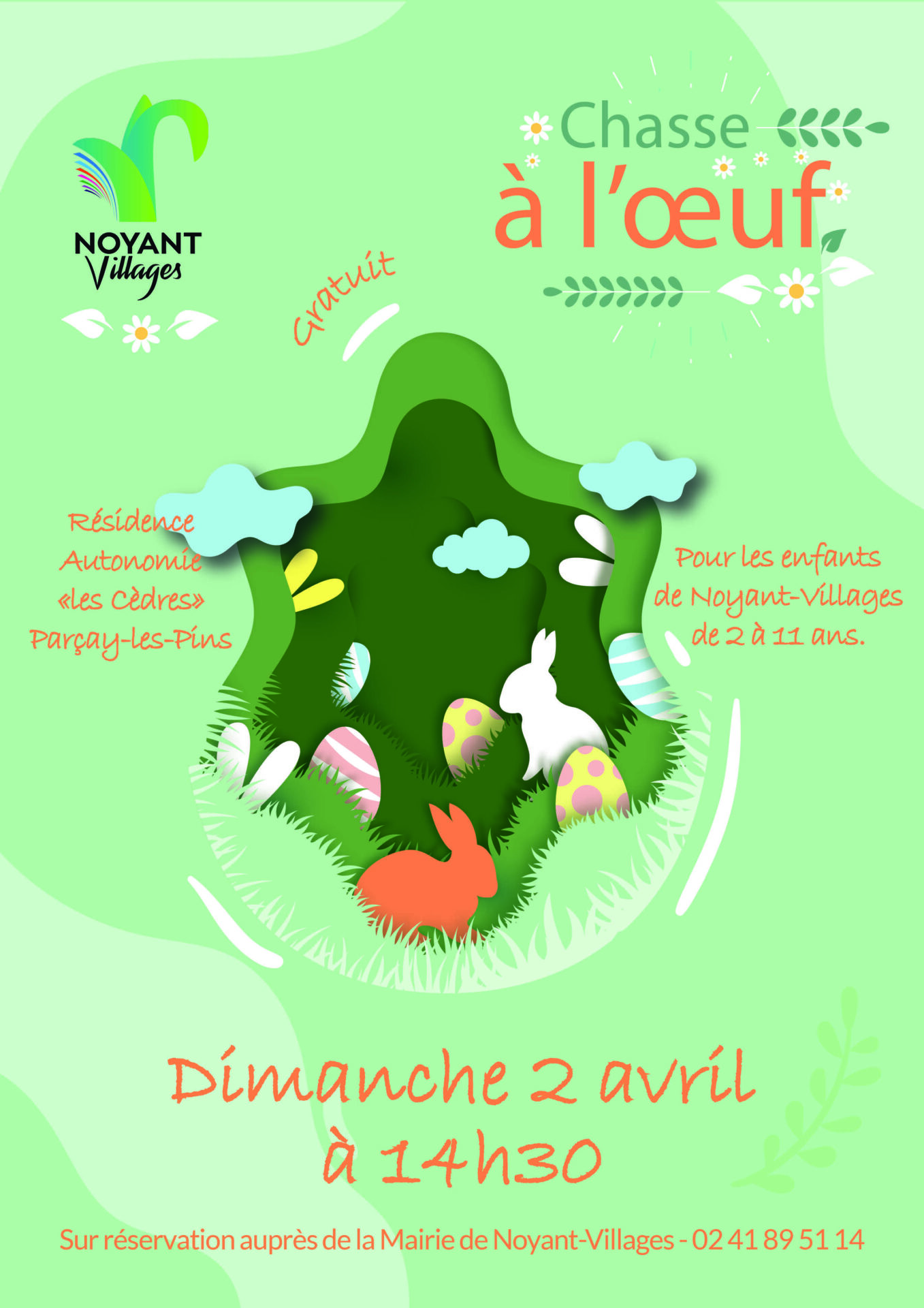 Lire la suite à propos de l’article Chasse à l’oeuf 2023