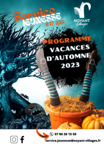 Programme des vacances d’automne 2023