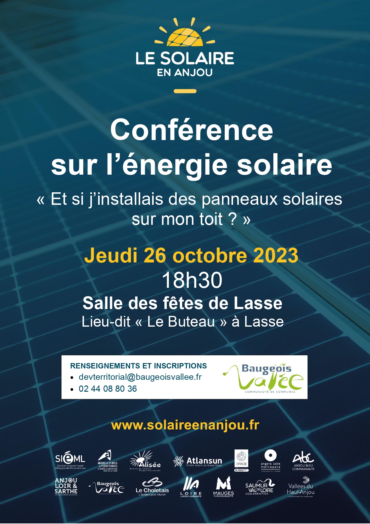 Lire la suite à propos de l’article Conférence sur l’énergie solaire