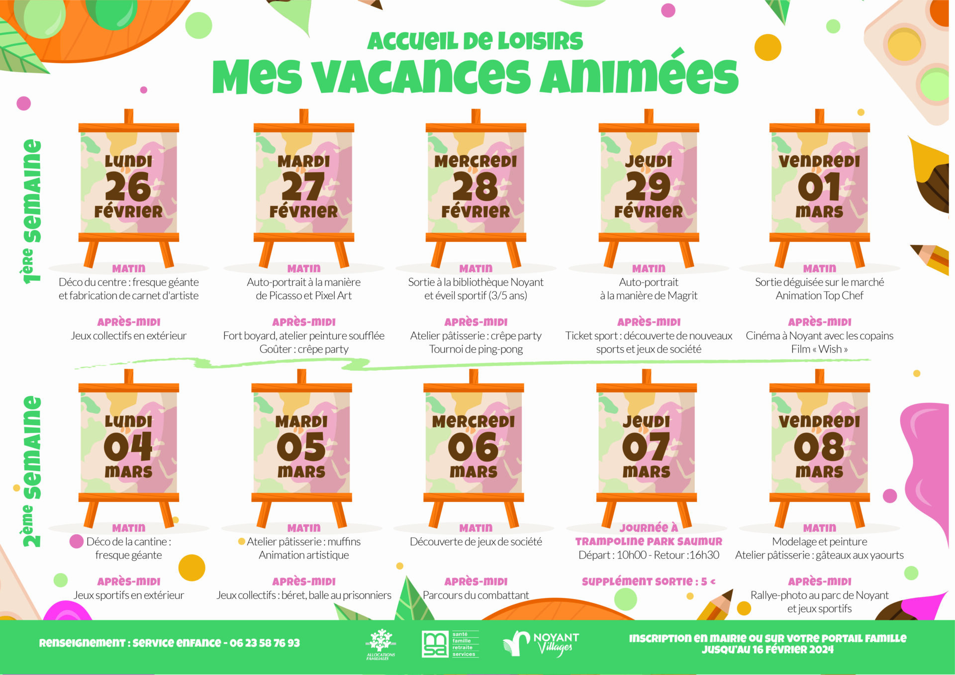 Lire la suite à propos de l’article Accueil de Loisirs – Mes vacances animées