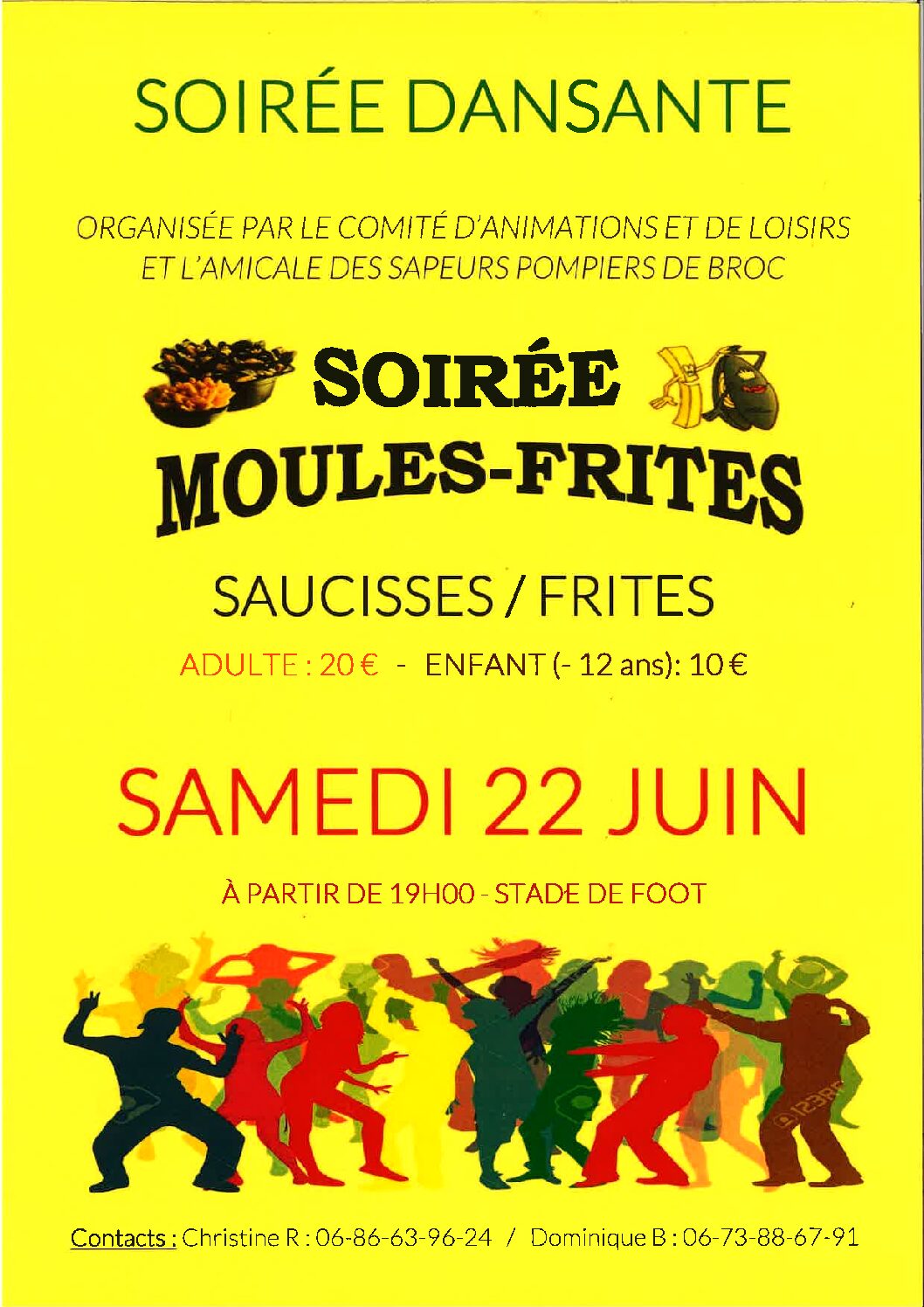 Lire la suite à propos de l’article Soirée dansante – moules-frites