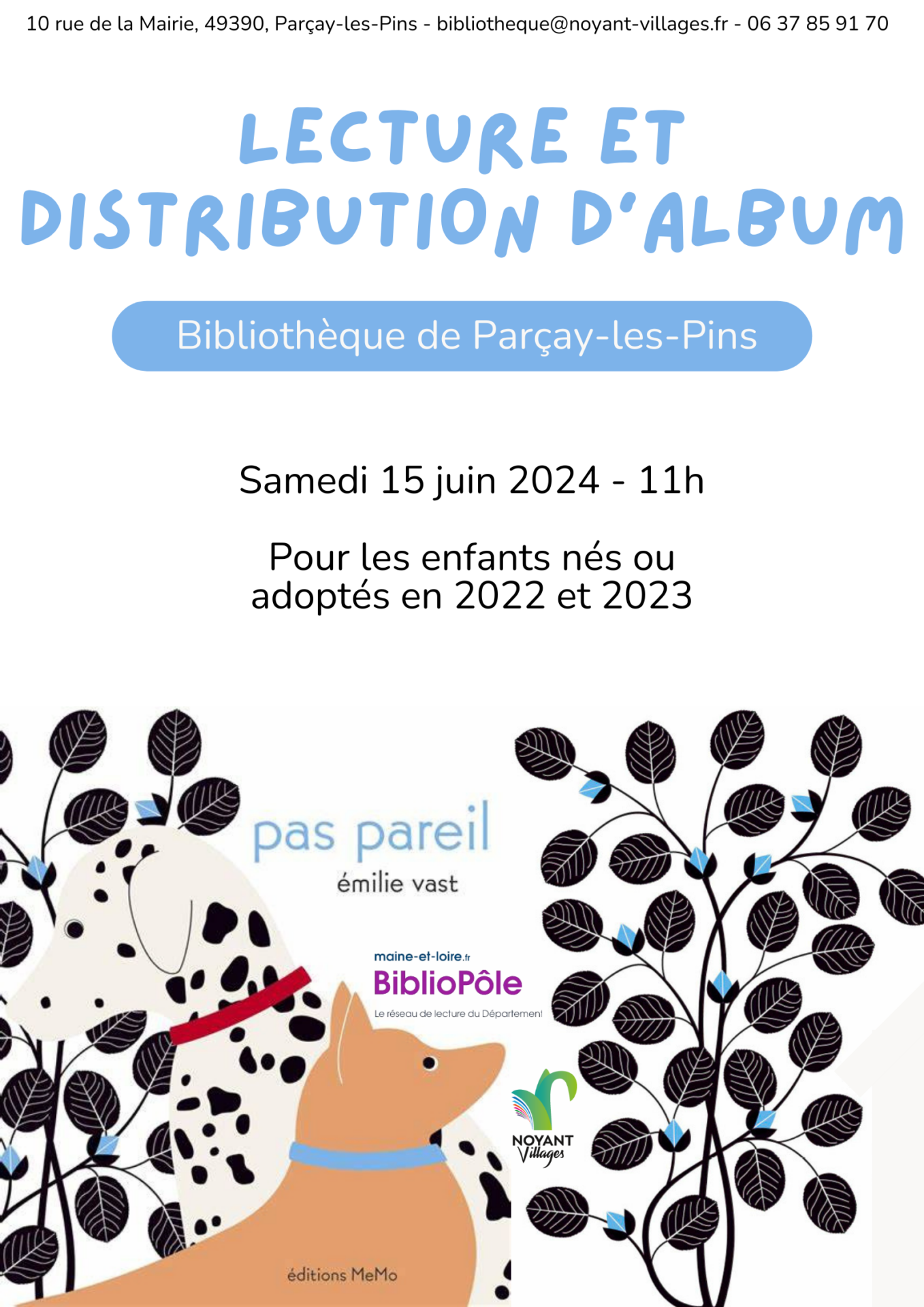 Lire la suite à propos de l’article Lecture et distribution d’album