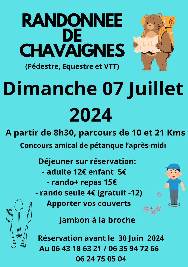 Lire la suite à propos de l’article Randonnée de Chavaignes