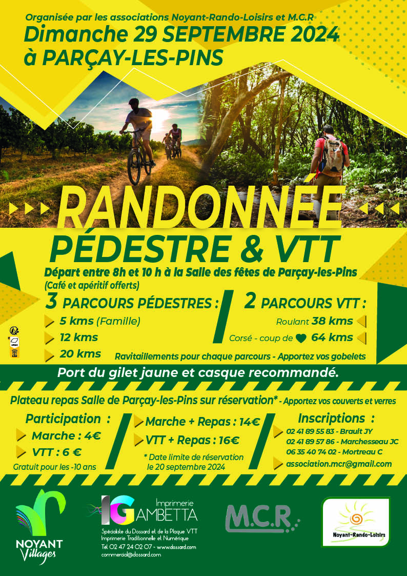 Lire la suite à propos de l’article Randonnée pédestre & VTT