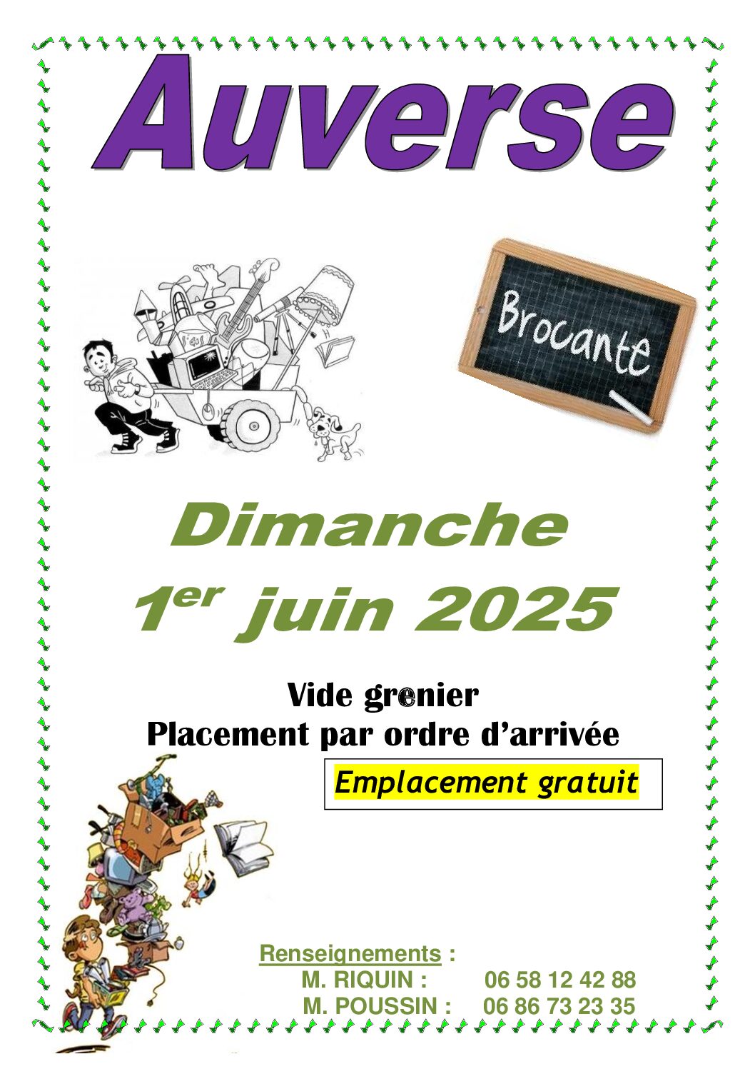 Lire la suite à propos de l’article Vide-grenier à Auverse