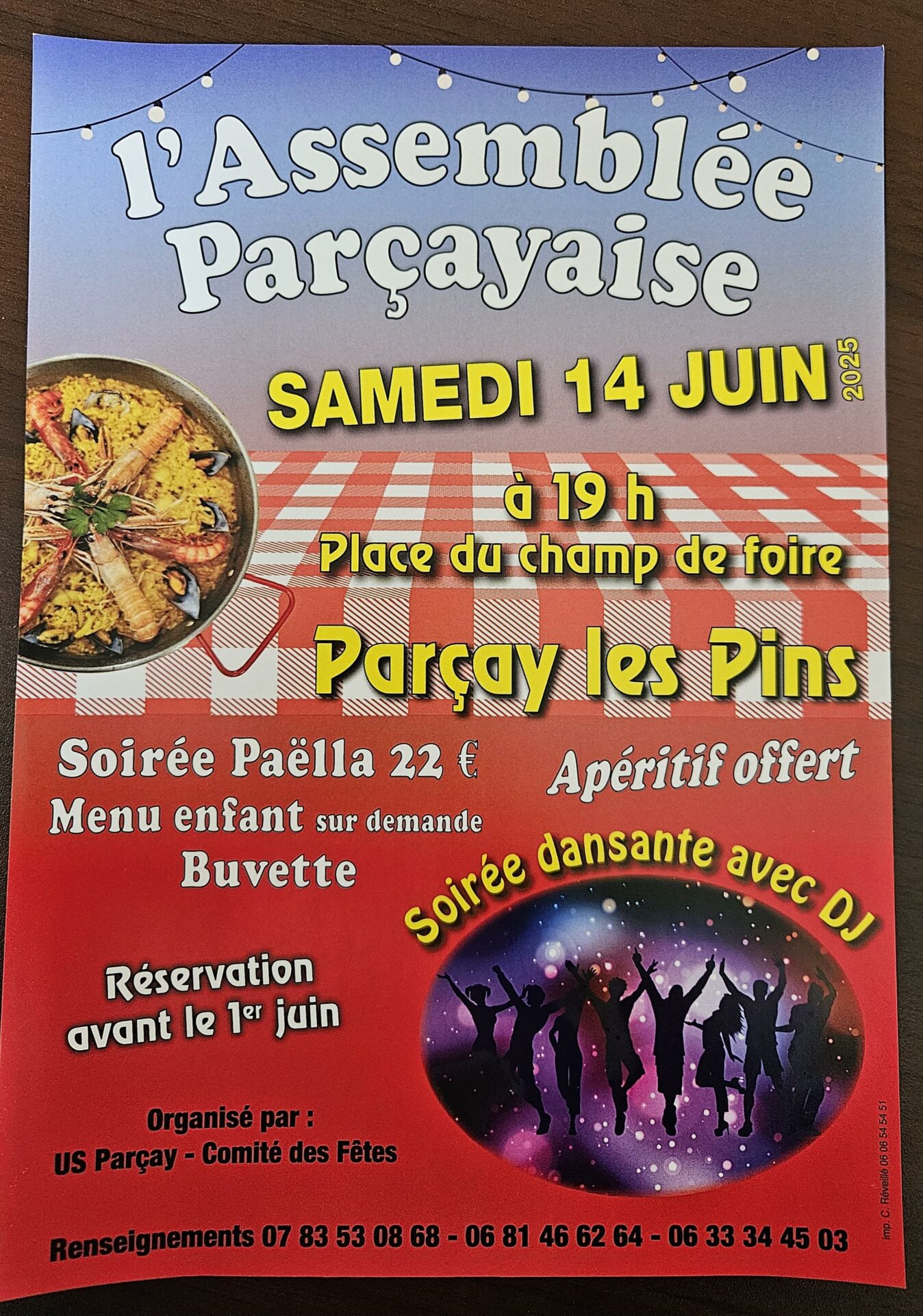 Lire la suite à propos de l’article Assemblée parçayaise