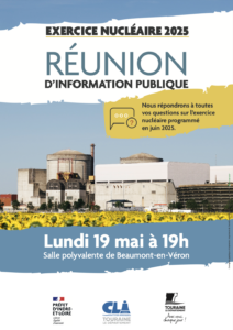 Lire la suite à propos de l’article Exercice nucléaire 2025 – Réunion d’information publique