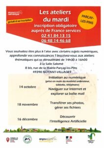 Lire la suite à propos de l’article Les Ateliers du Mardi à Parçay-les-Pins
