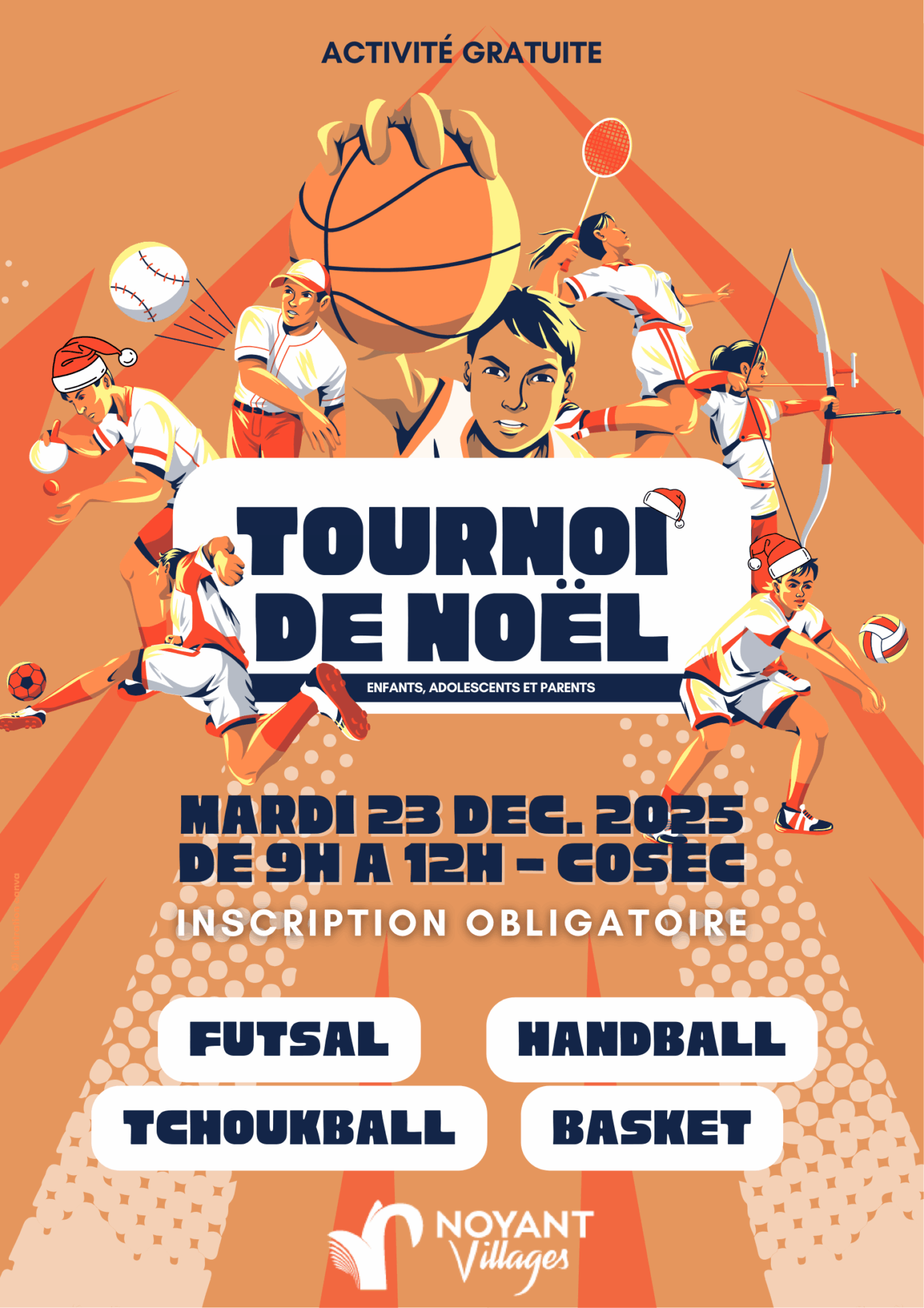 Lire la suite à propos de l’article Tournoi de Noël 2025 – Enfants & Parents