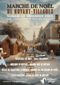 Lire la suite à propos de l’article MARCHE DE NOËL DE NOYANT-VILLAGES