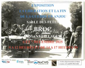 Lire la suite à propos de l’article Exposition Association Nationale des Combattants des Opérations Extérieures  “la libération et la fin  de la guerre en anjou”