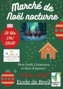 Lire la suite à propos de l’article Marché de Noël nocturne à l’École de Breil