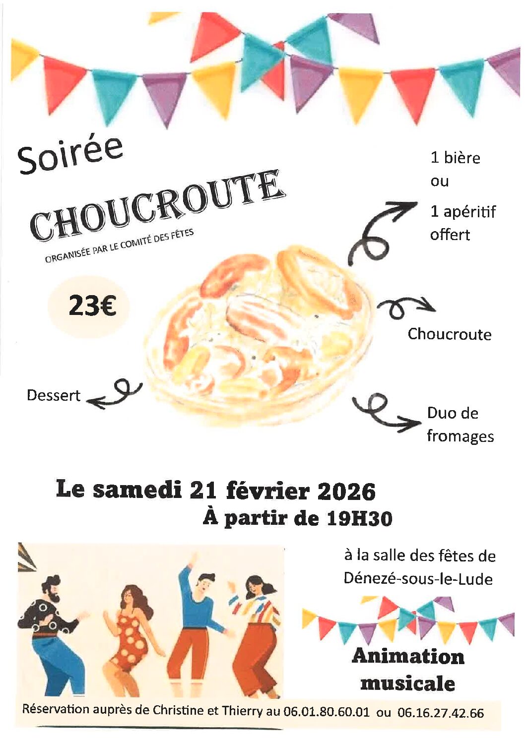 Lire la suite à propos de l’article Soirée Choucroute