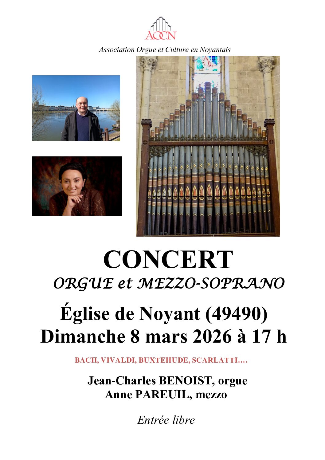 Lire la suite à propos de l’article CONCERT ORGUE et MEZZO-SOPRANO