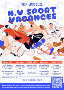 Lire la suite à propos de l’article N.V SPORT VACANCES – Printemps 2026