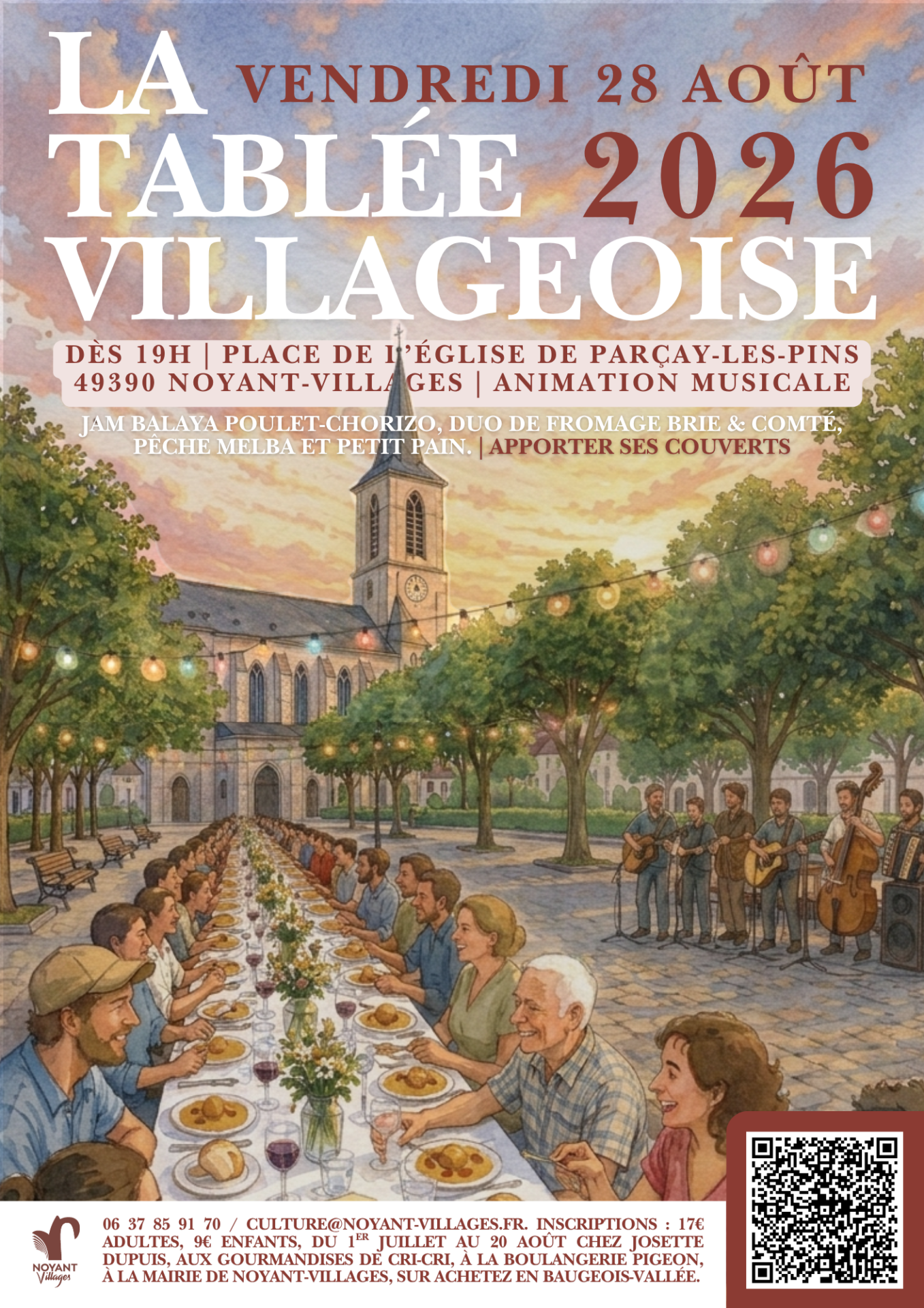 Lire la suite à propos de l’article LA TABLEE VILLAGEOISE