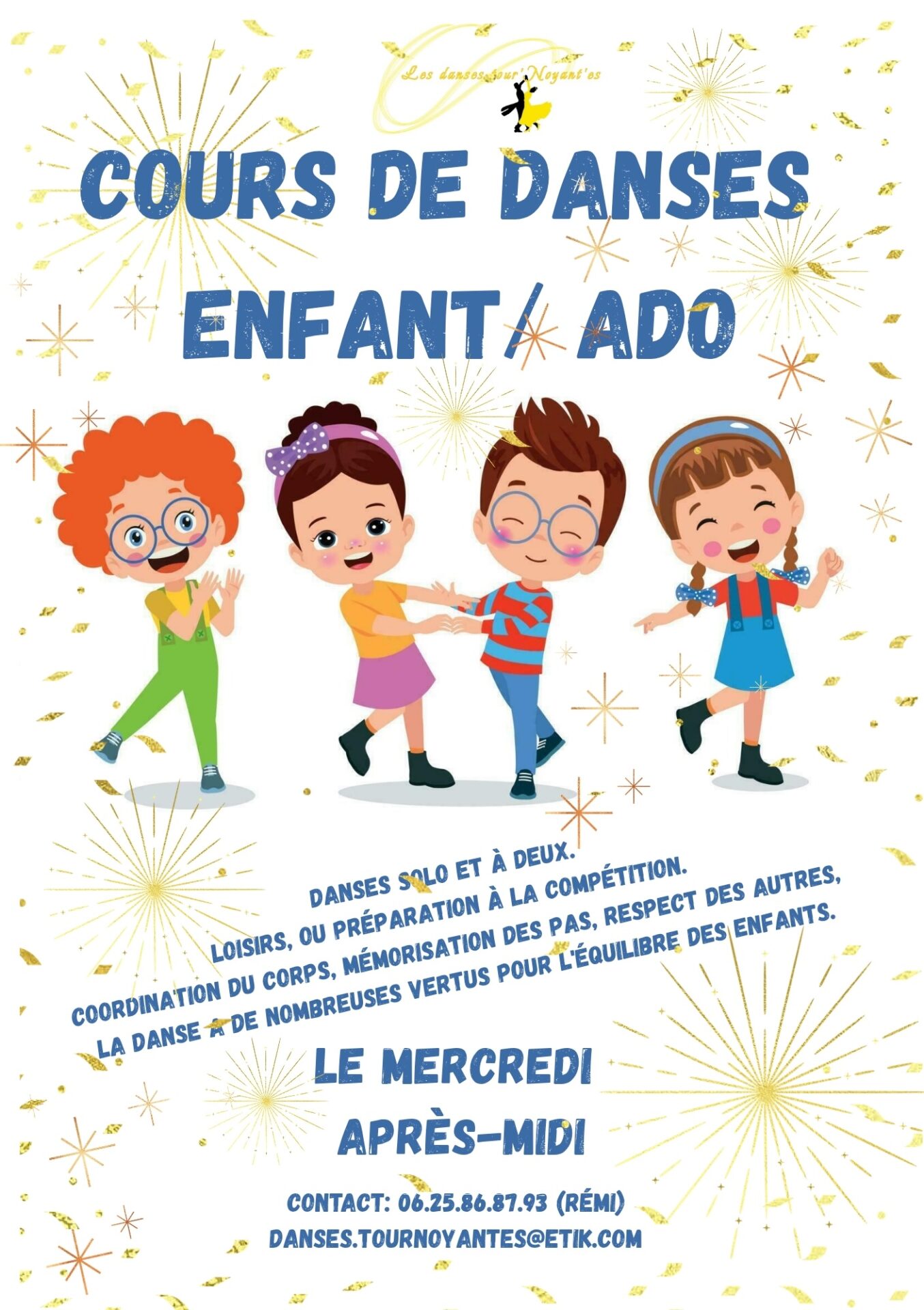 Lire la suite à propos de l’article COURS DE DANSE POUR ENFANTS ET ADOS